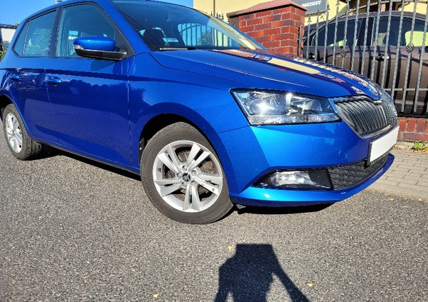 Skoda Fabia cena 46990 przebieg: 62000, rok produkcji 2019 z Mosina małe 211